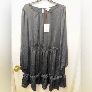 Knox Rose Black Long Sleeve Skirt